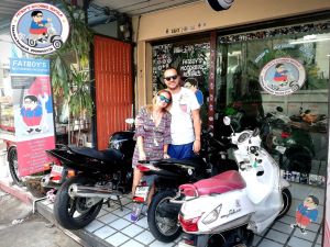 monthly motorbike rental customer in bangkok